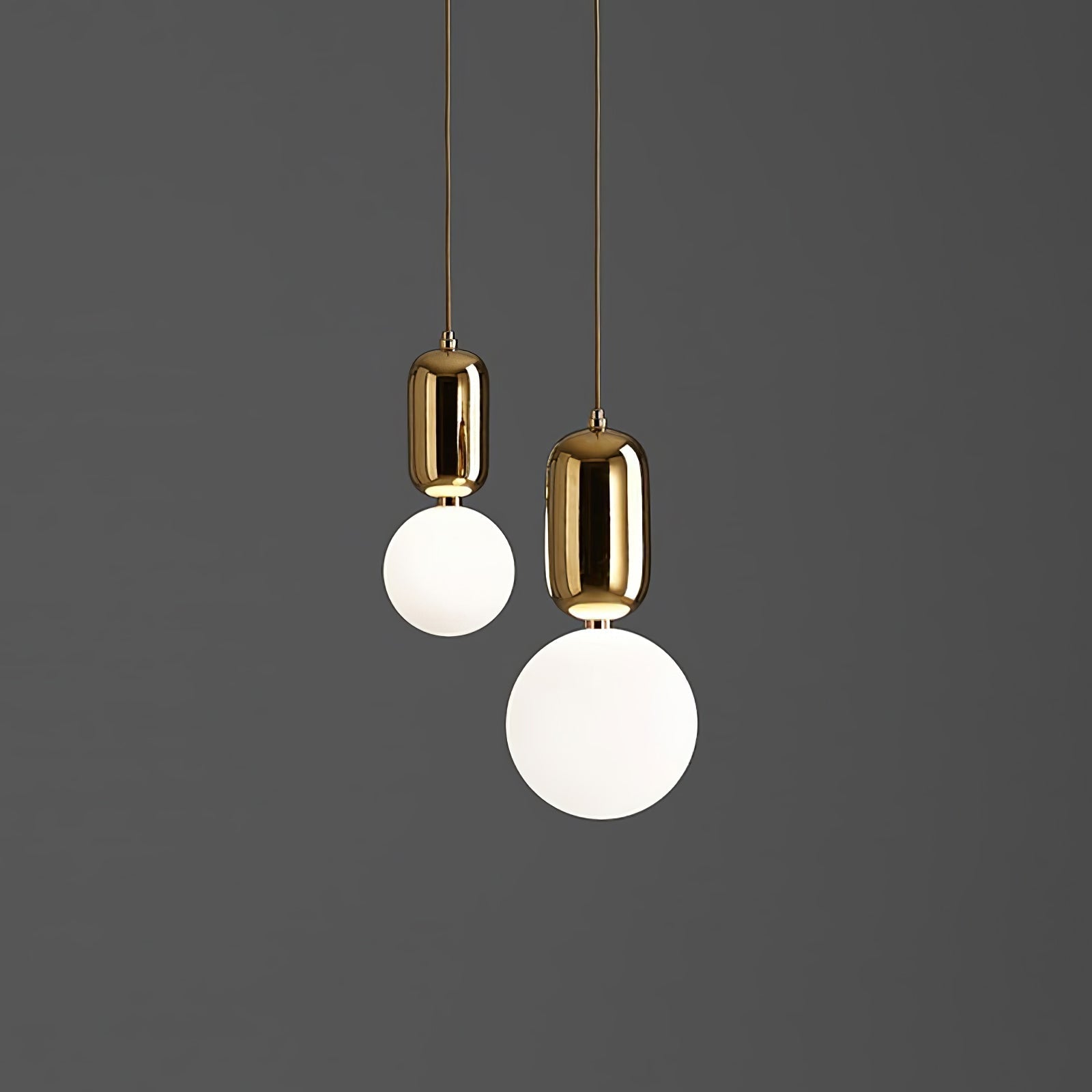 Carter Modern Glass Pendant Light-Neutral Decor