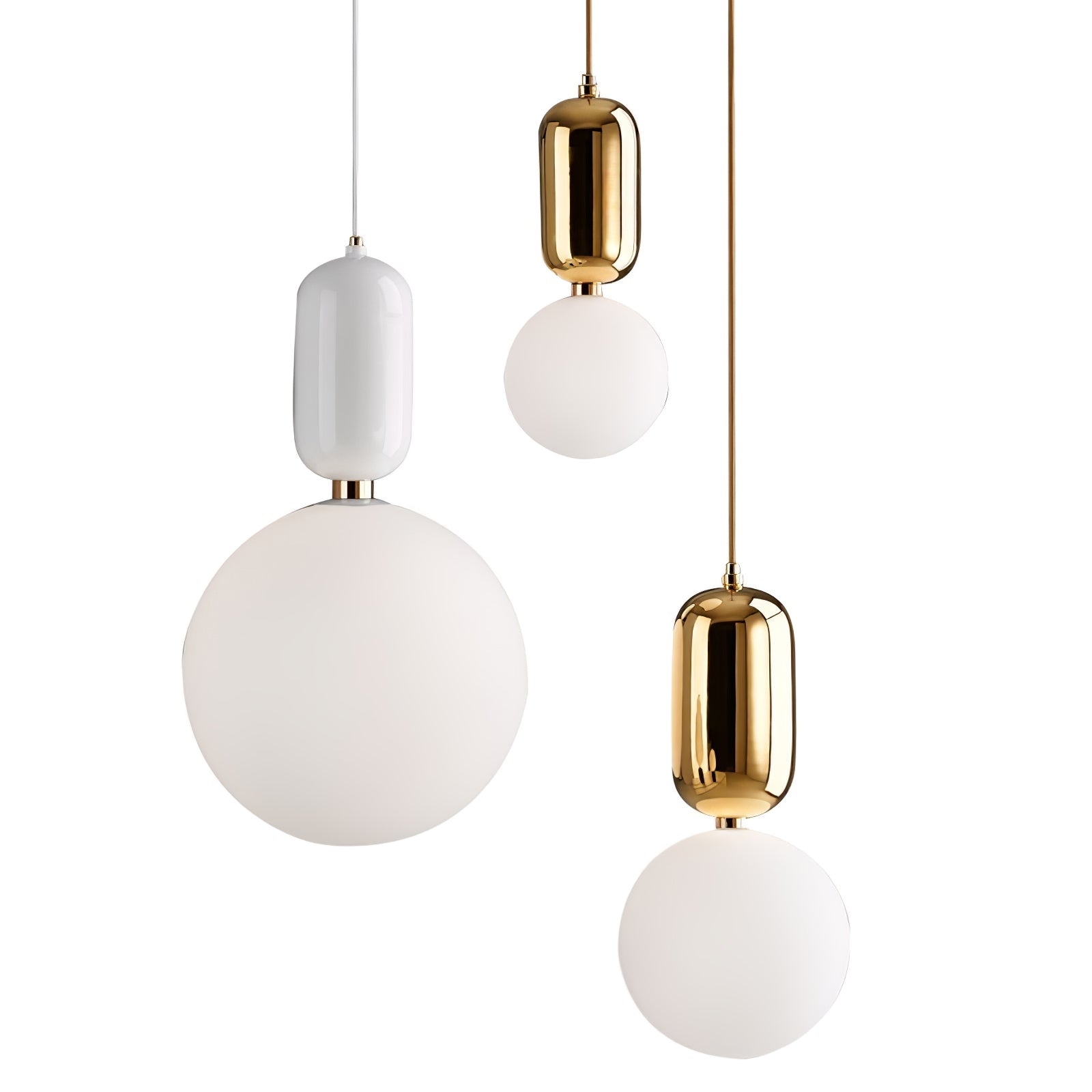 Carter Modern Glass Pendant Light-Neutral Decor
