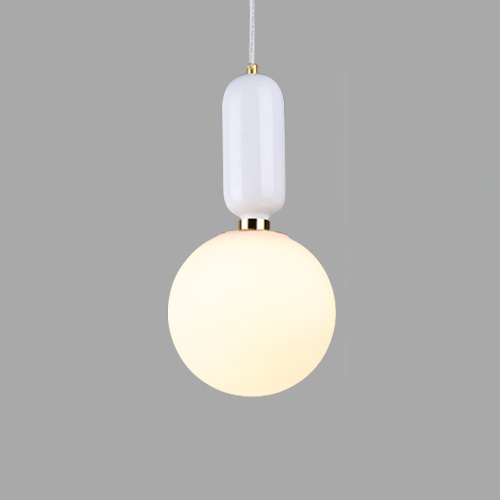 Carter Modern Glass Pendant Light-Neutral Decor