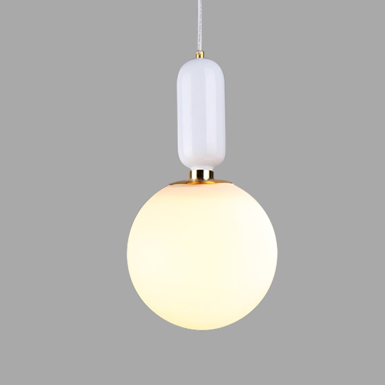 Carter Modern Glass Pendant Light-Neutral Decor