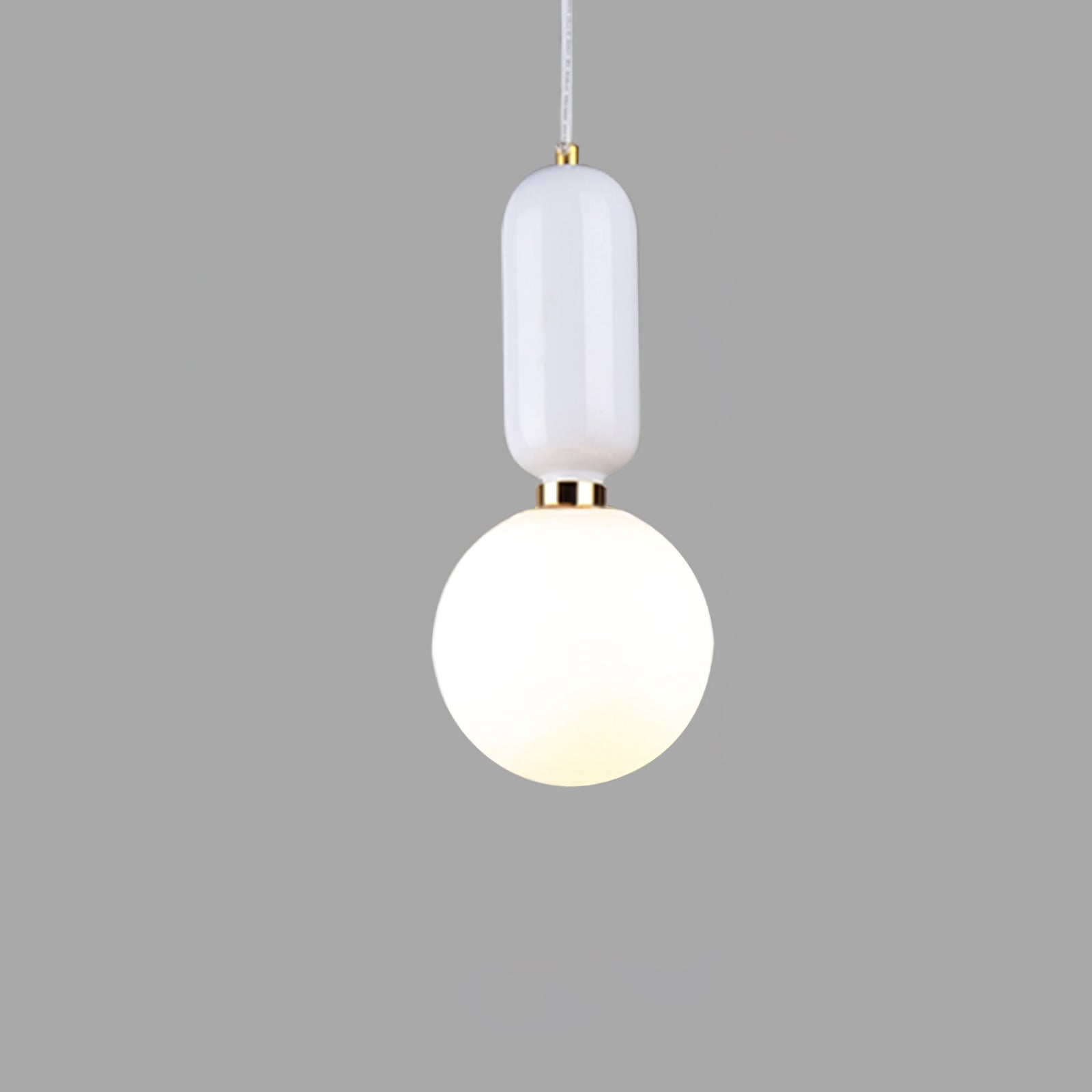 Carter Modern Glass Pendant Light-Neutral Decor