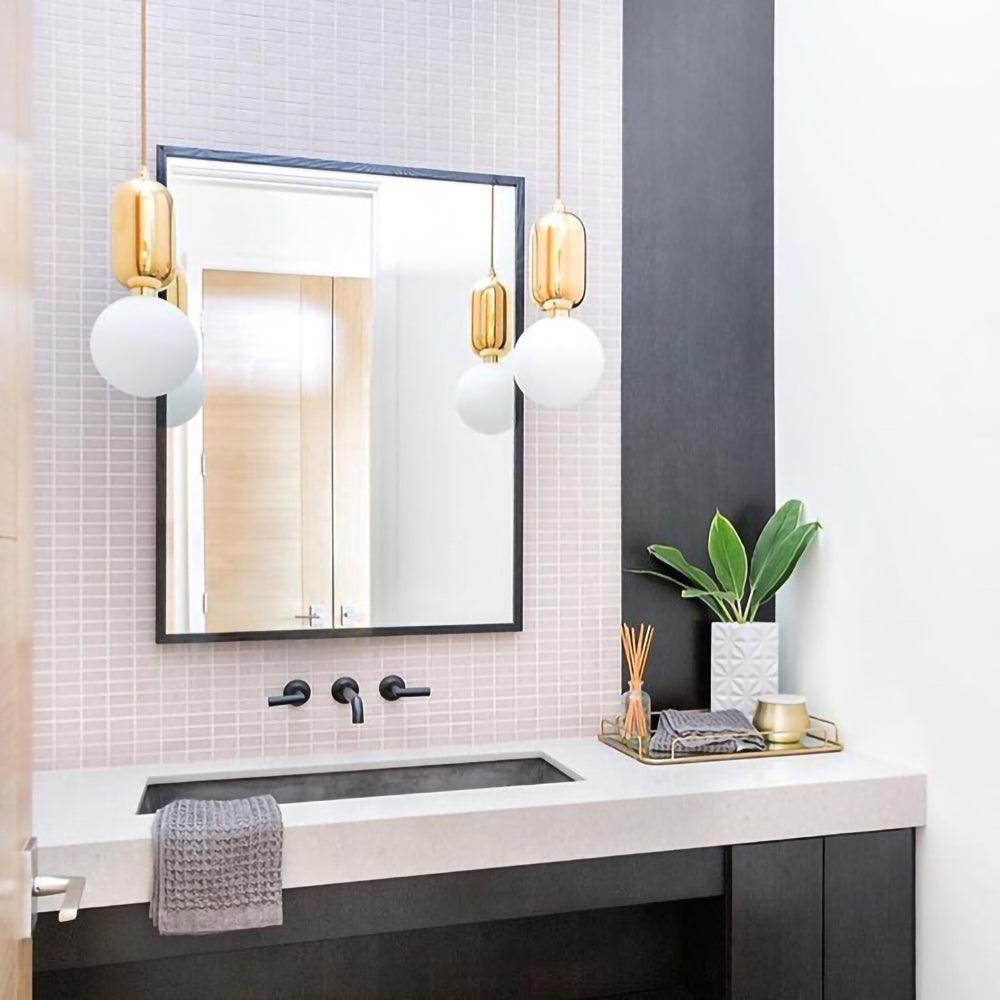 Carter Modern Glass Pendant Light-Neutral Decor