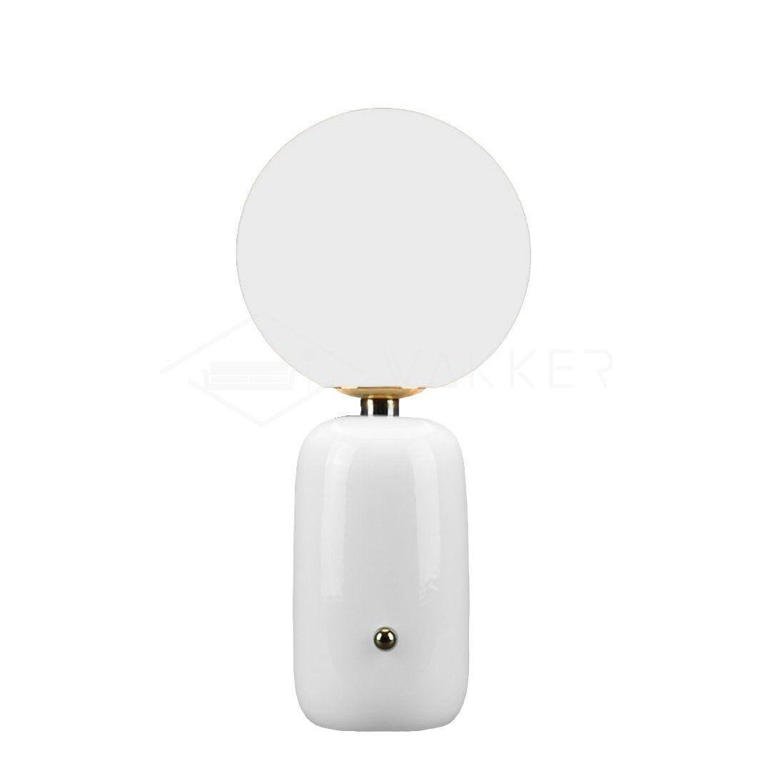 Nyxen Glass Industrial Table Lamp-Neutral Decor