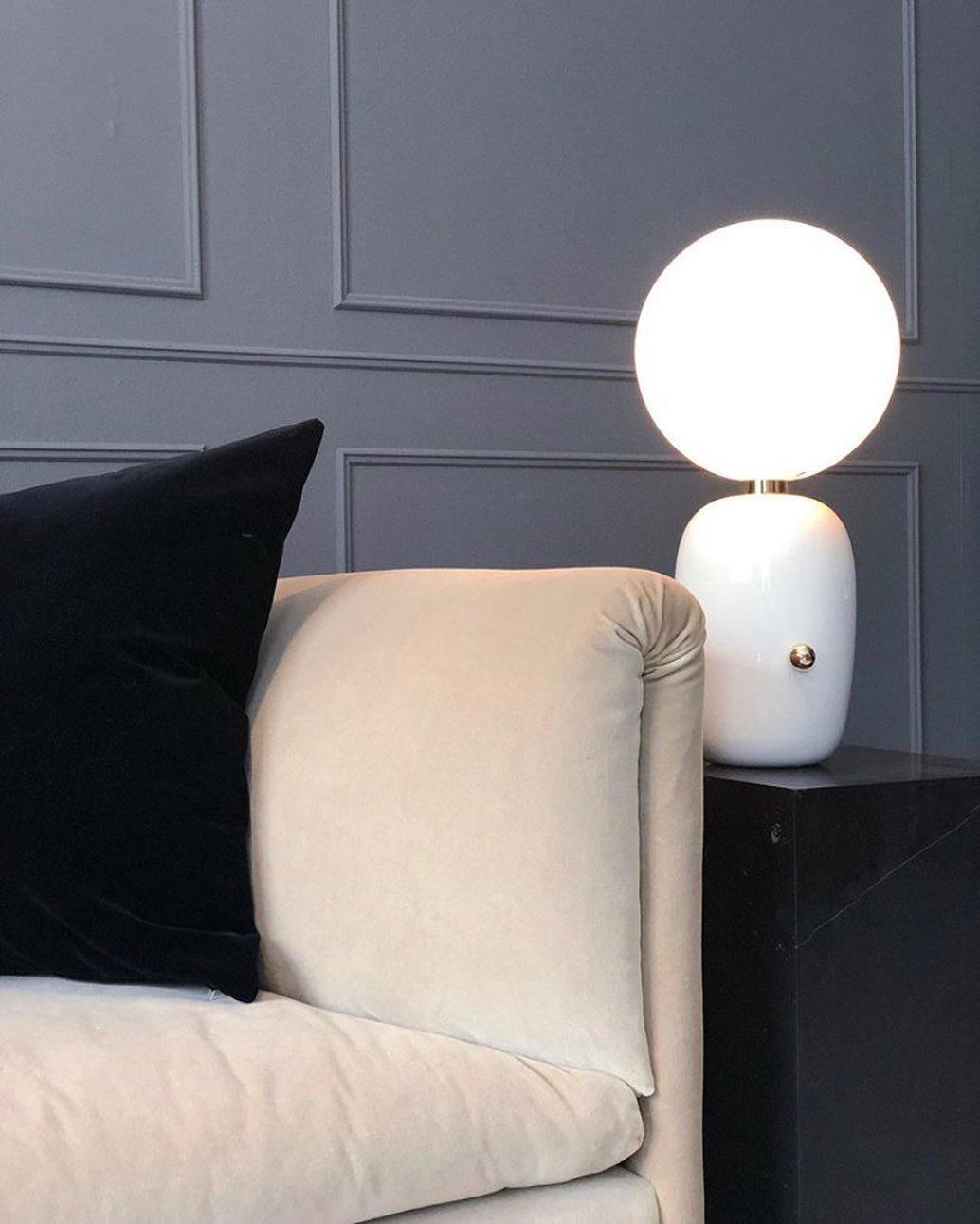 Nyxen Glass Industrial Table Lamp-Neutral Decor