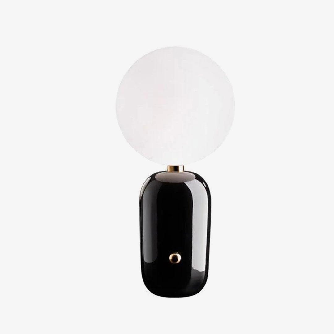 Nyxen Glass Industrial Table Lamp-Neutral Decor