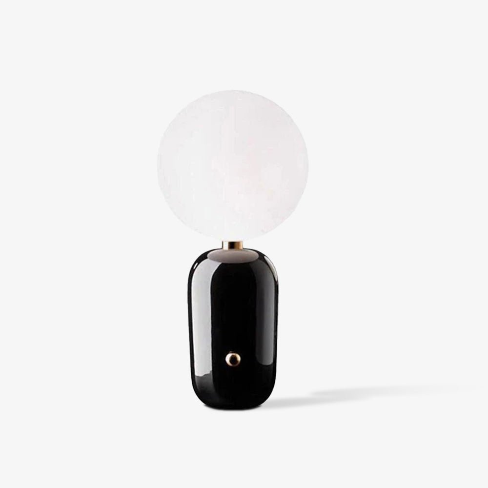 Nyxen Glass Industrial Table Lamp-Neutral Decor