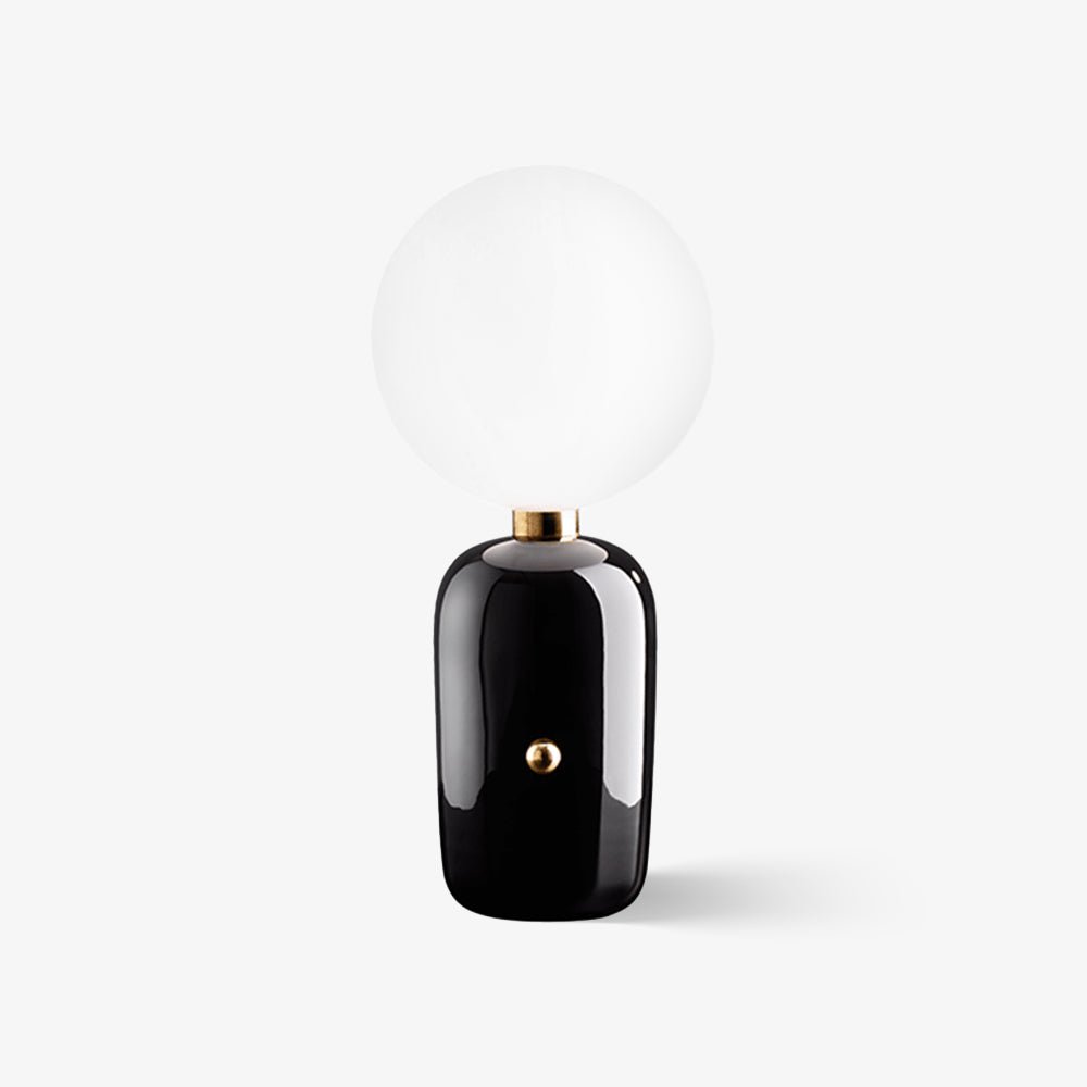 Nyxen Glass Industrial Table Lamp-Neutral Decor