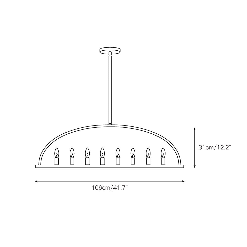 Abbott Linear Chandelier