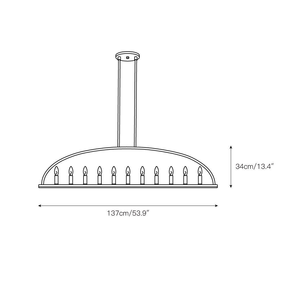 Abbott Linear Chandelier