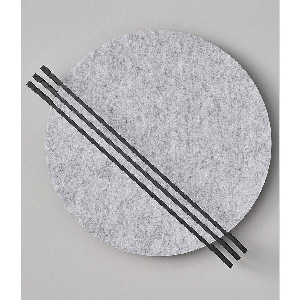 Abstract Sunrise Felt Wall Sconce-Neutral Decor
