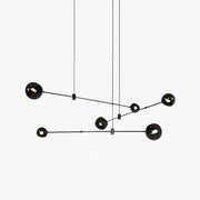 Lustra Chandelier Black Glass Acaba Elegant-Neutral Decor