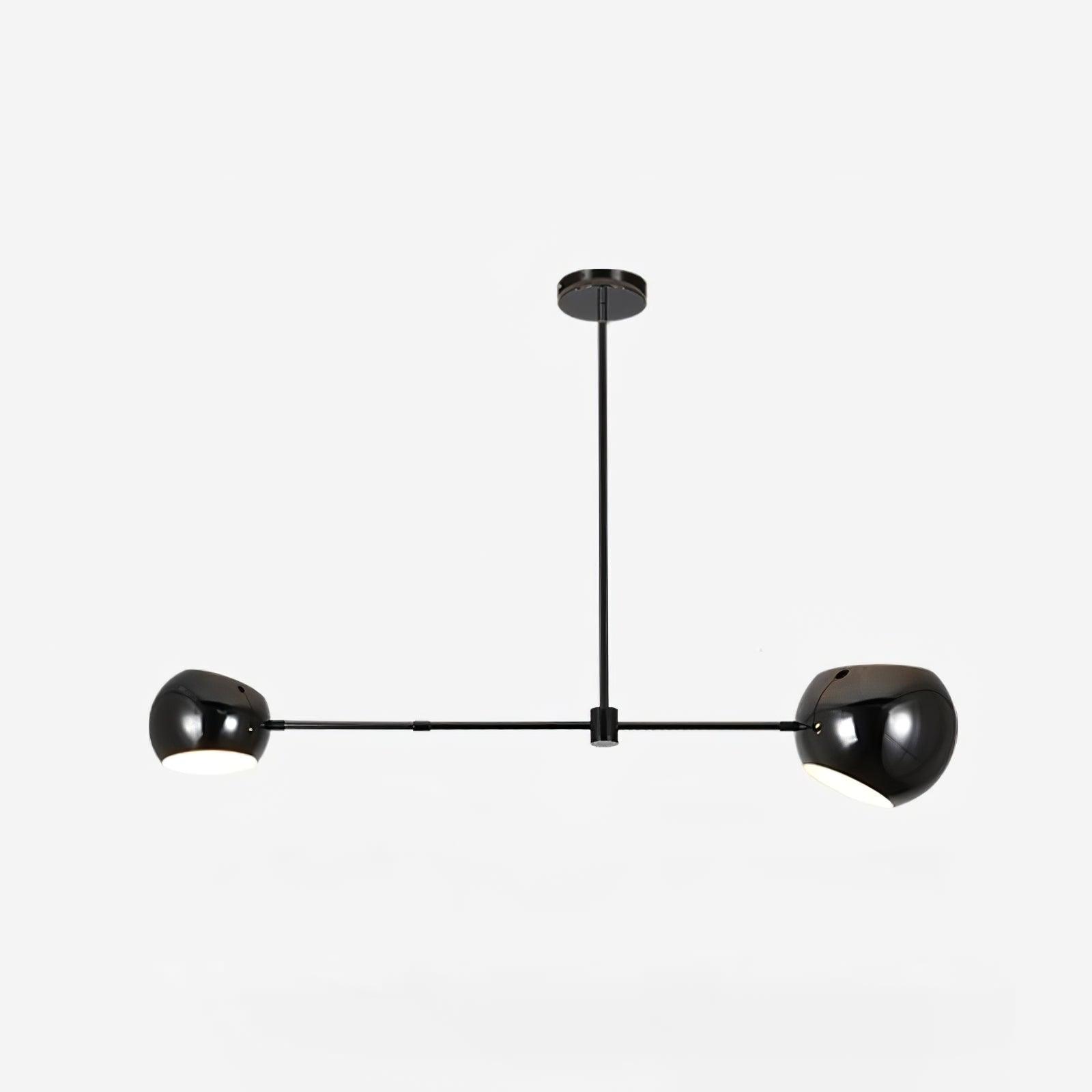 Lustra Chandelier Black Glass Acaba Elegant-Neutral Decor