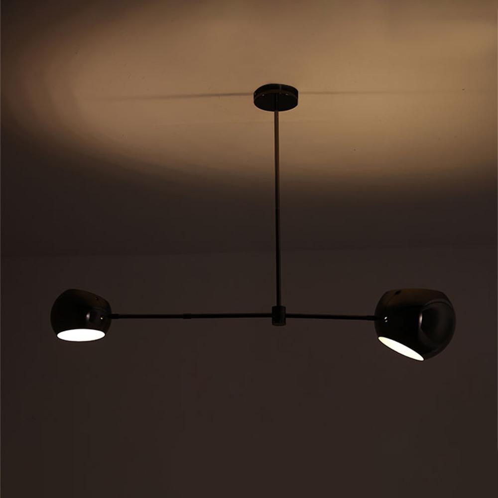 Lustra Chandelier Black Glass Acaba Elegant-Neutral Decor