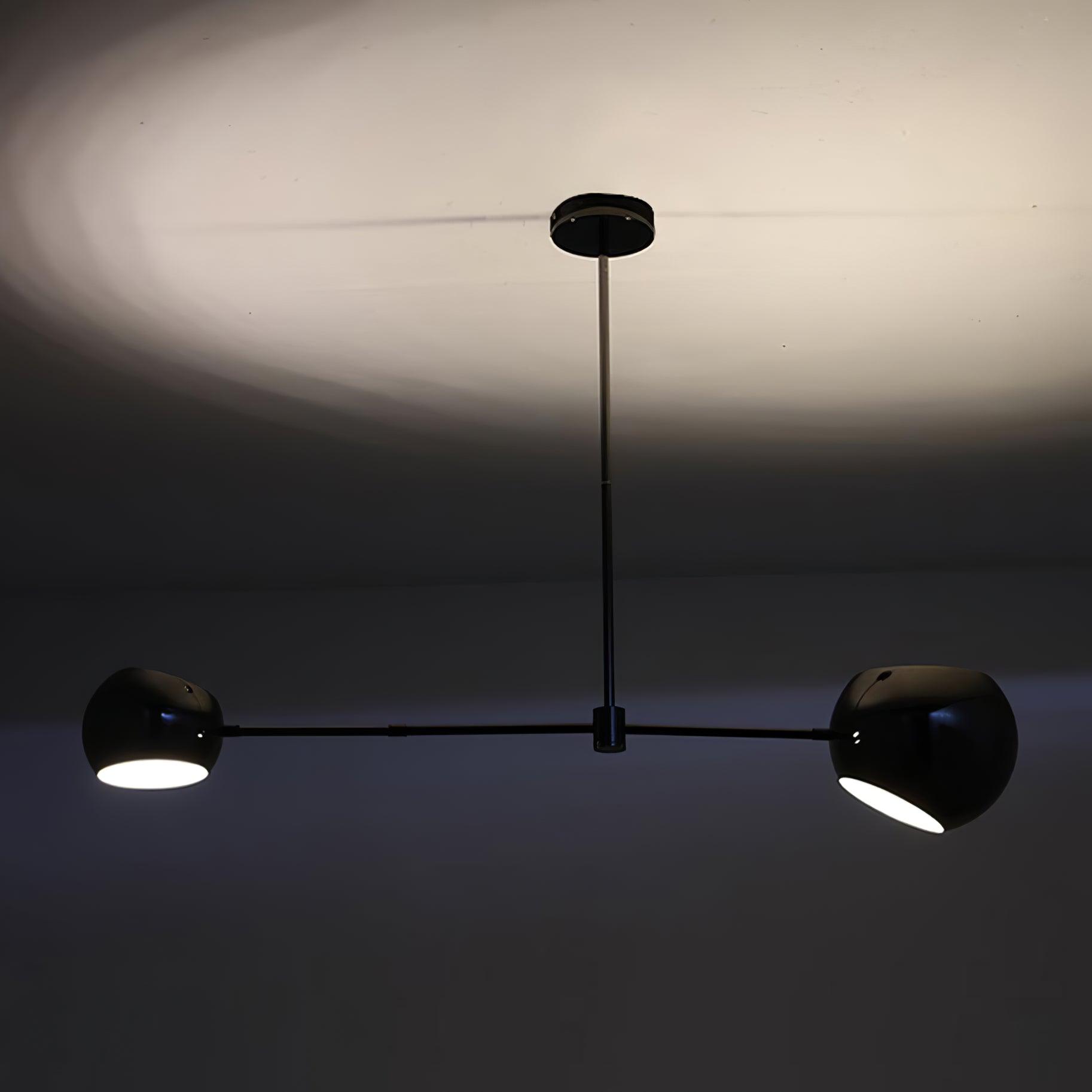 Lustra Chandelier Black Glass Acaba Elegant-Neutral Decor
