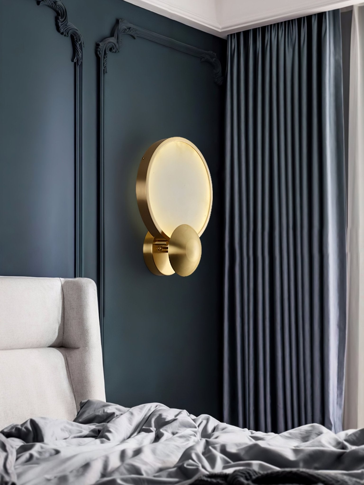 Sol Alabaster Wall Light-Neutral Decor