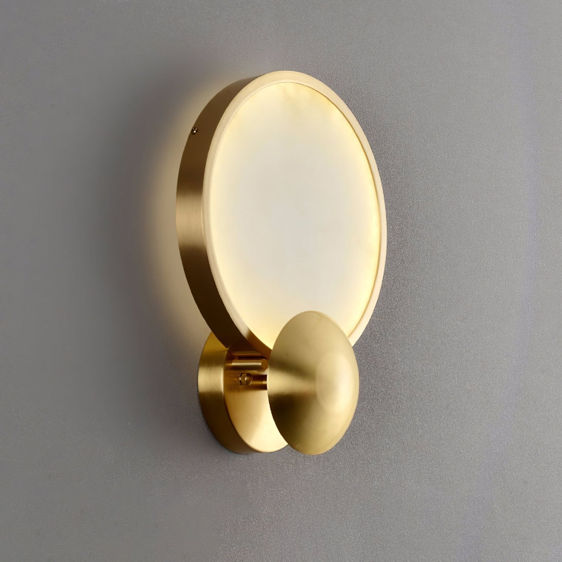 Sol Alabaster Wall Light-Neutral Decor