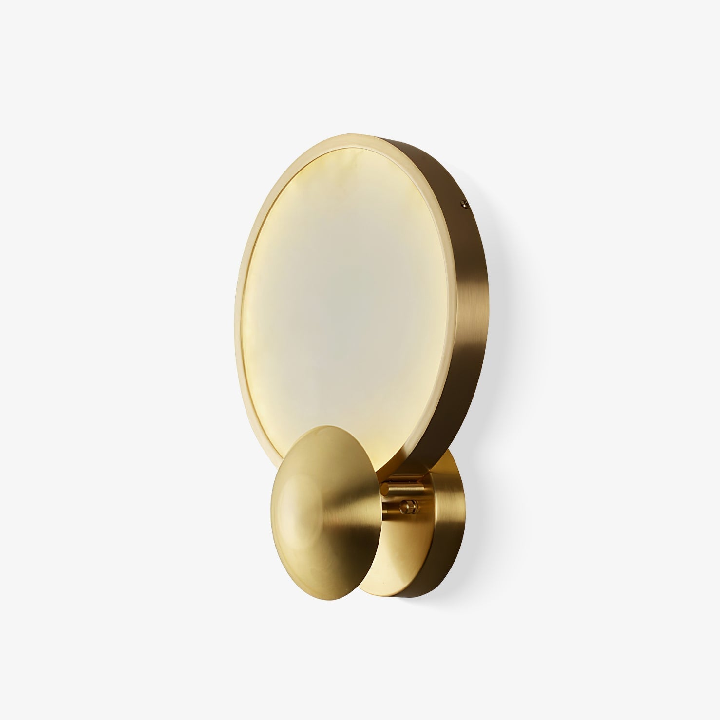 Sol Alabaster Wall Light-Neutral Decor