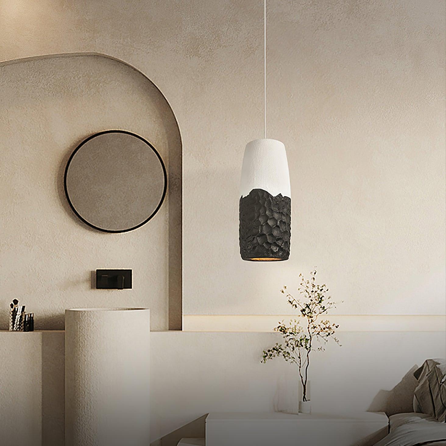 Orphaarae Modern Minimalist Plastic Pendant Lamp-Neutral Decor