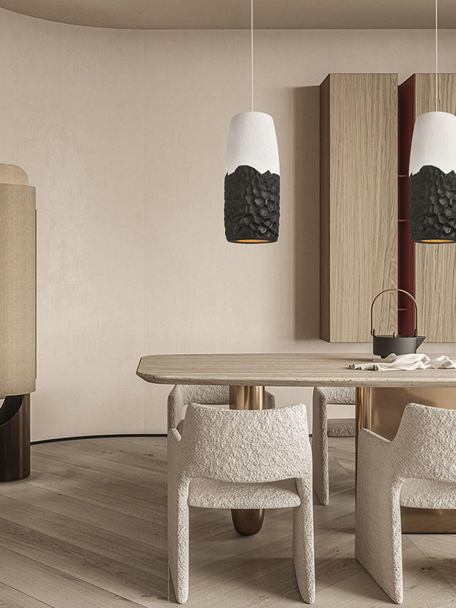 Orphaarae Modern Minimalist Plastic Pendant Lamp-Neutral Decor