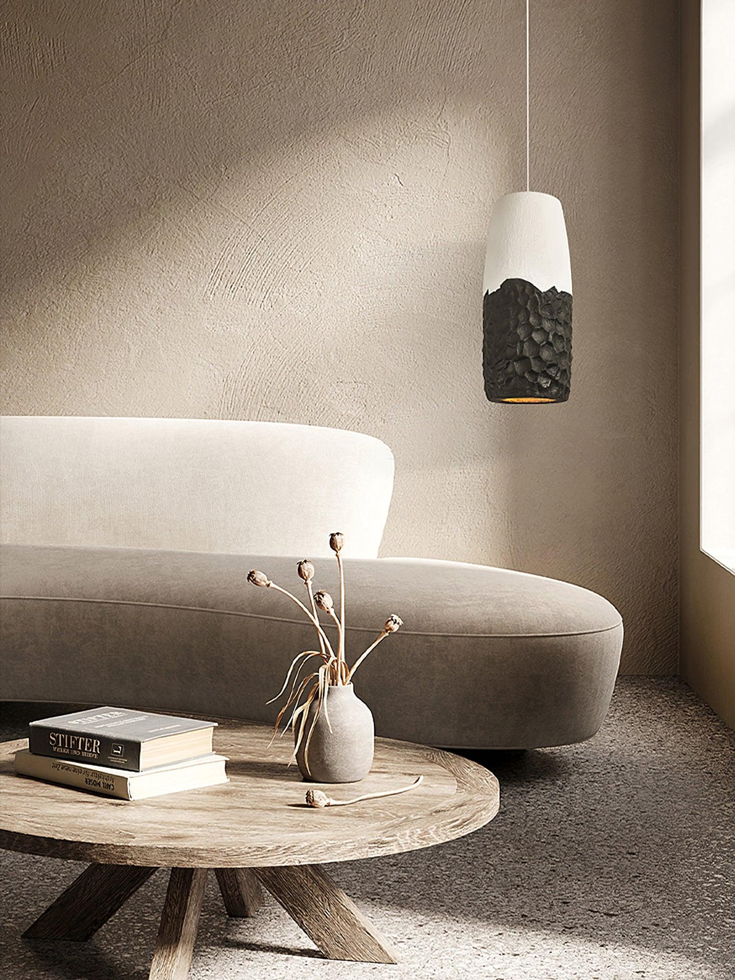 Orphaarae Modern Minimalist Plastic Pendant Lamp-Neutral Decor