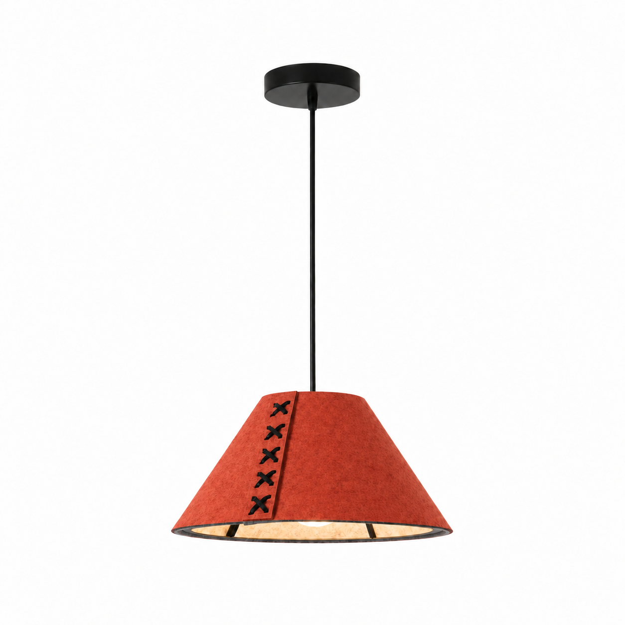 Acoustic Felt Pendant Light-Neutral Decor