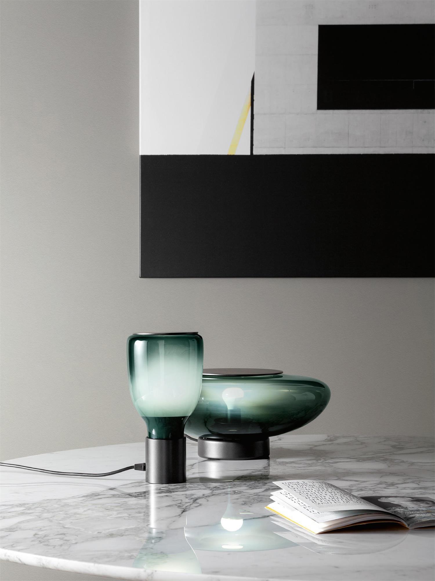 Vathayra Glass Table Lamp-Neutral Decor