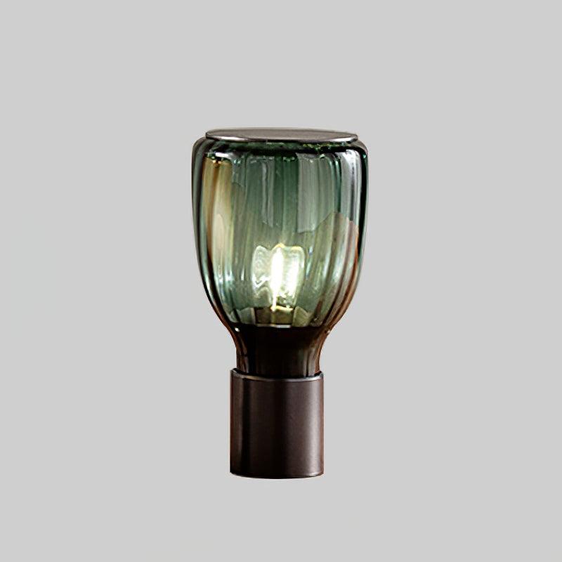 Vathayra Glass Table Lamp-Neutral Decor