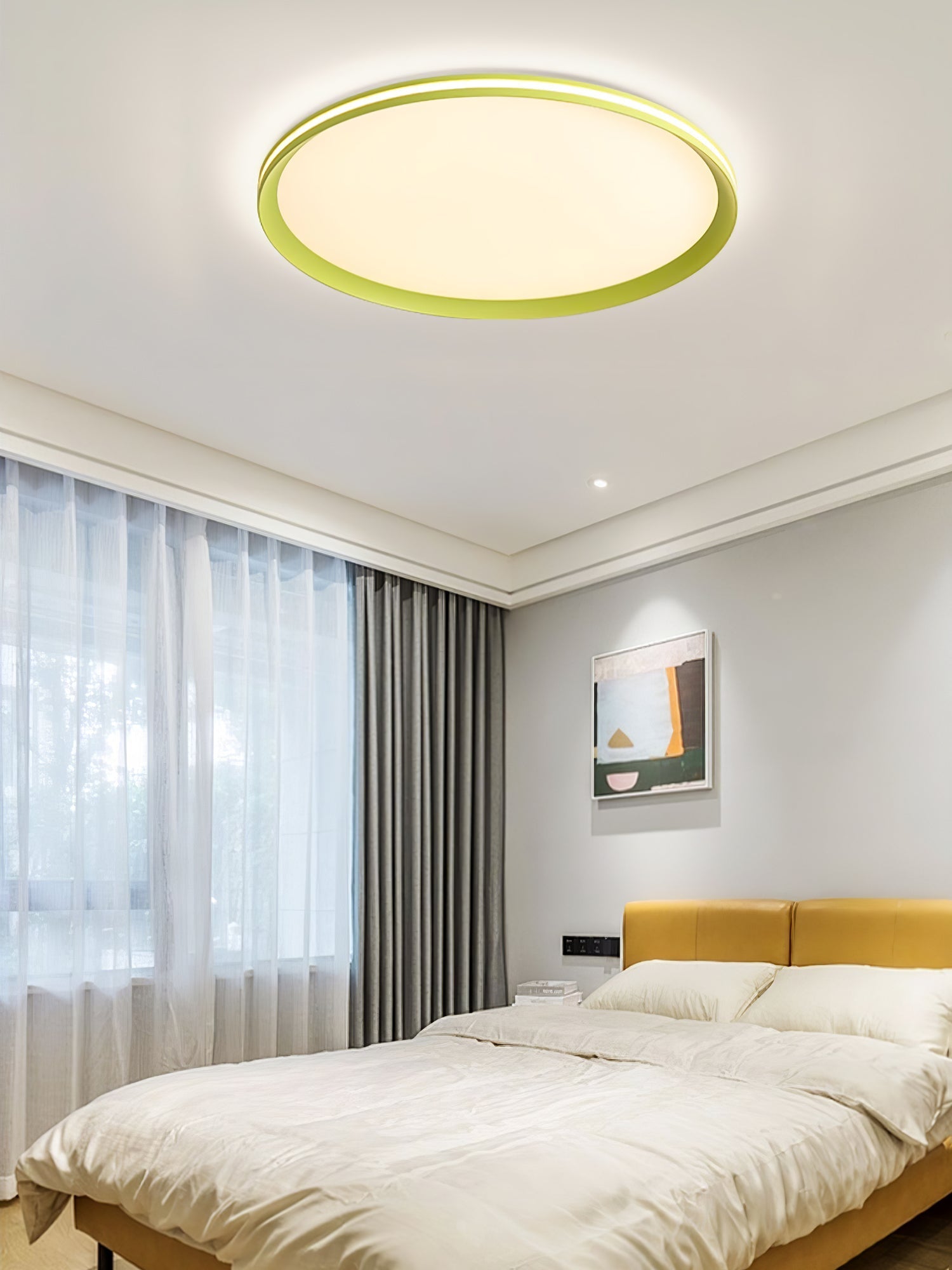Avtheira Modern Minimalist Circular LED Ceiling Light-Neutral Decor