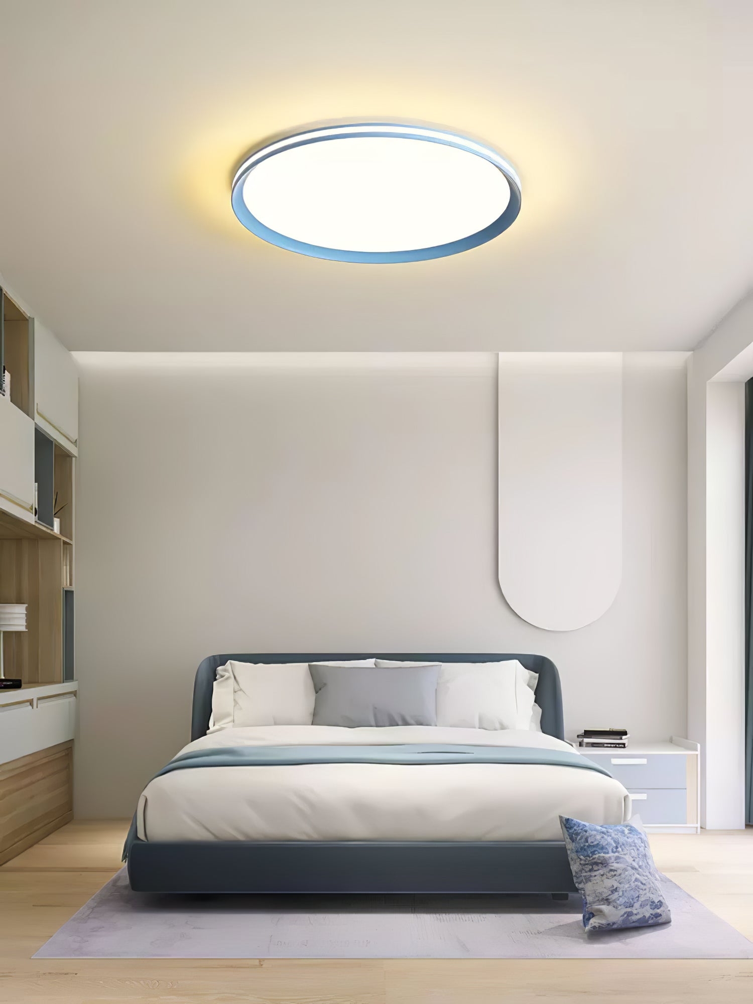 Avtheira Modern Minimalist Circular LED Ceiling Light-Neutral Decor