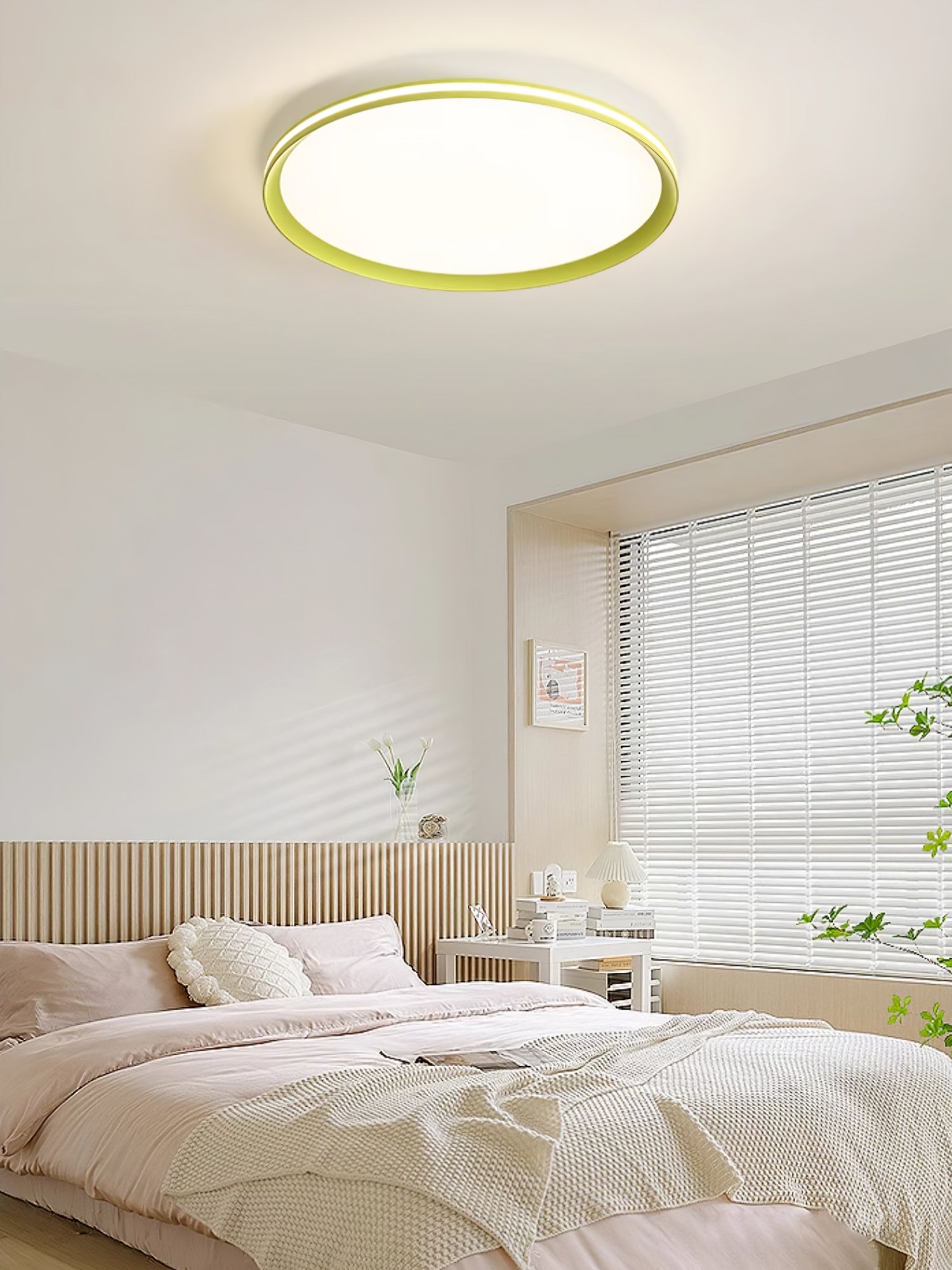 Avtheira Modern Minimalist Circular LED Ceiling Light-Neutral Decor