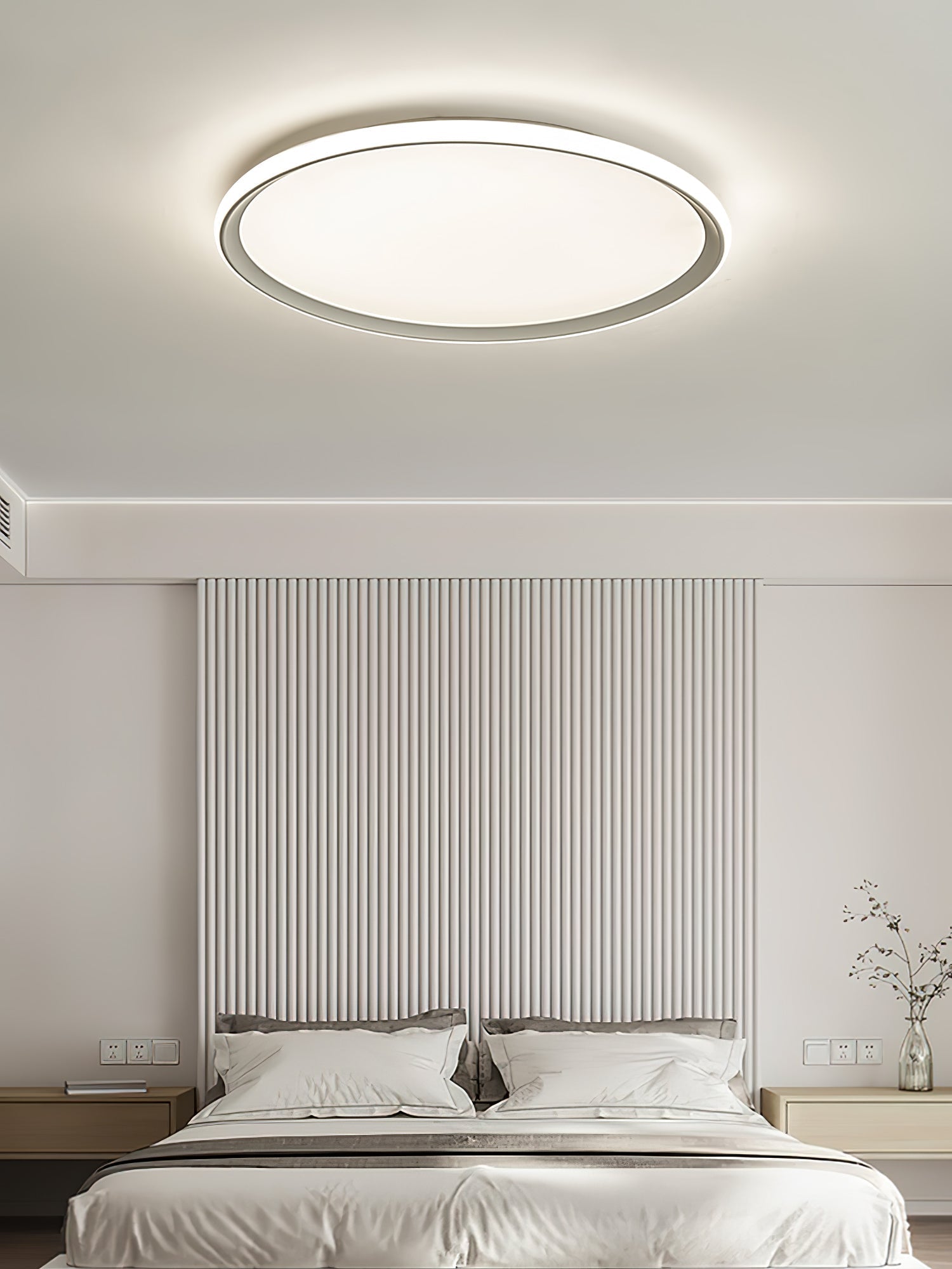 Avtheira Modern Minimalist Circular LED Ceiling Light-Neutral Decor