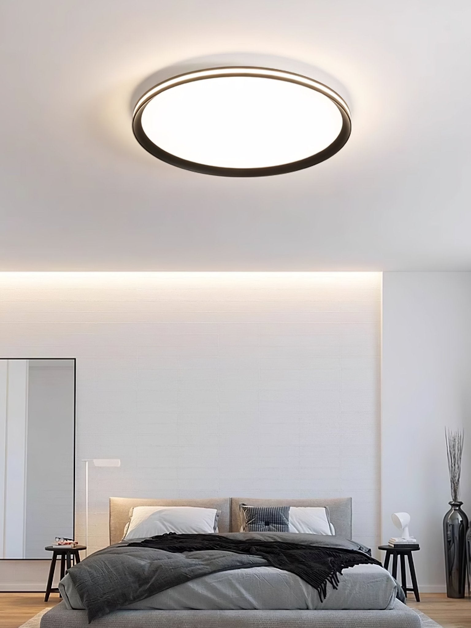 Avtheira Modern Minimalist Circular LED Ceiling Light-Neutral Decor