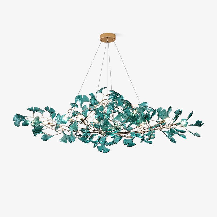 Ralenis Luxury Ginkgo Leaf Chandelier-Neutral Decor
