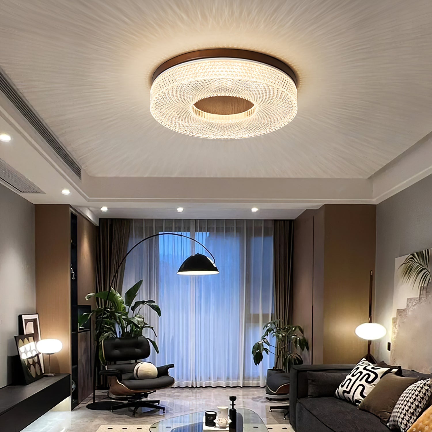 Ecor Ceiling Lamp Acrylic Ring Modern Minimalist-Neutral Decor