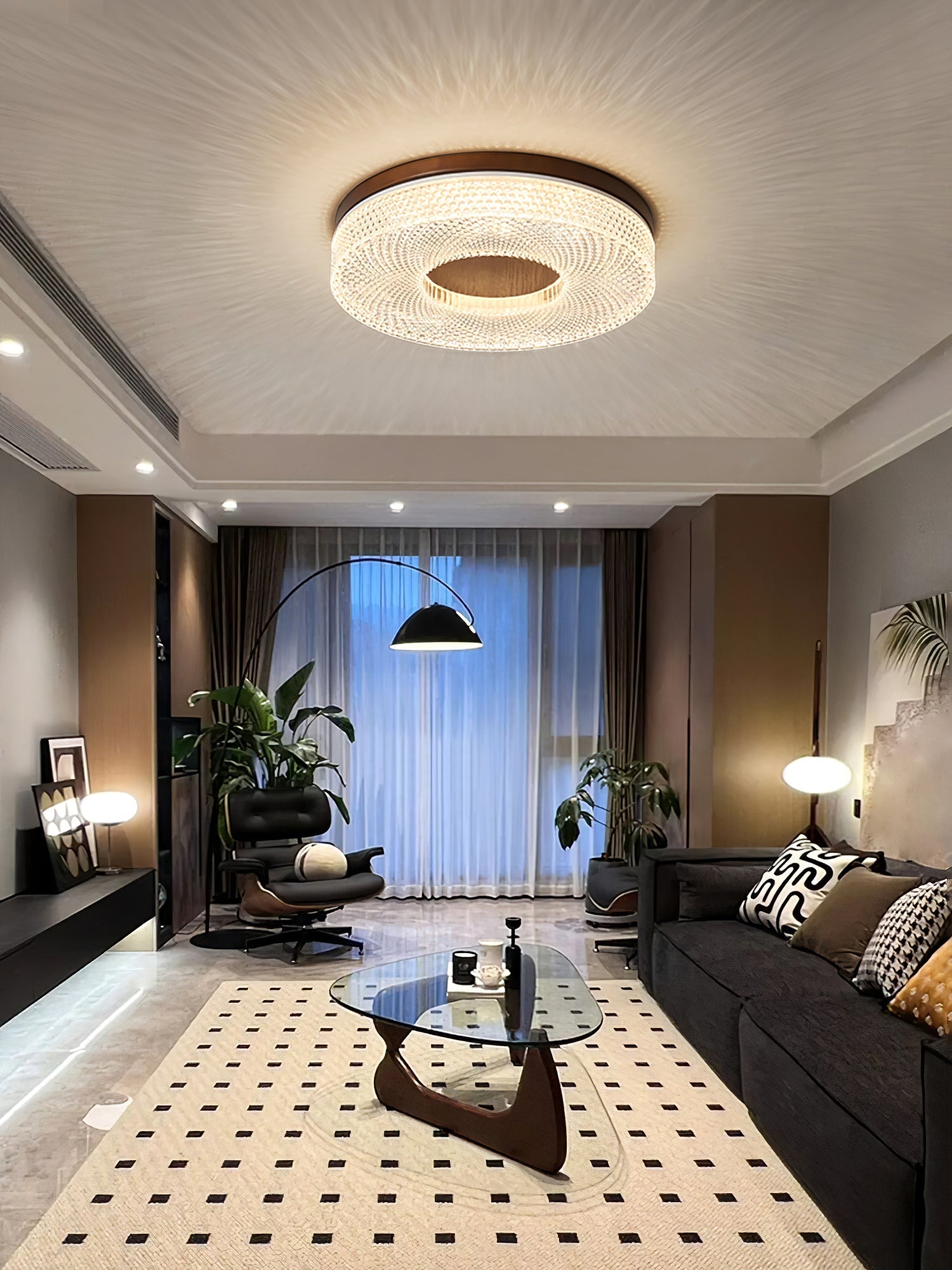 Ecor Ceiling Lamp Acrylic Ring Modern Minimalist-Neutral Decor