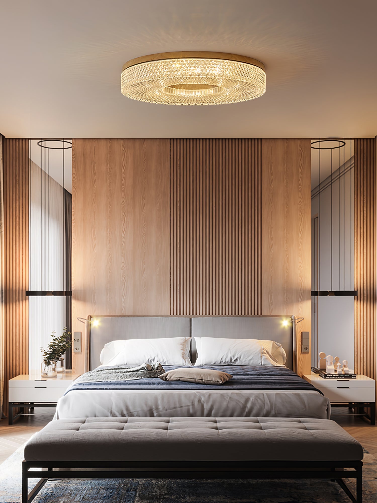 Ecor Ceiling Lamp Acrylic Ring Modern Minimalist-Neutral Decor