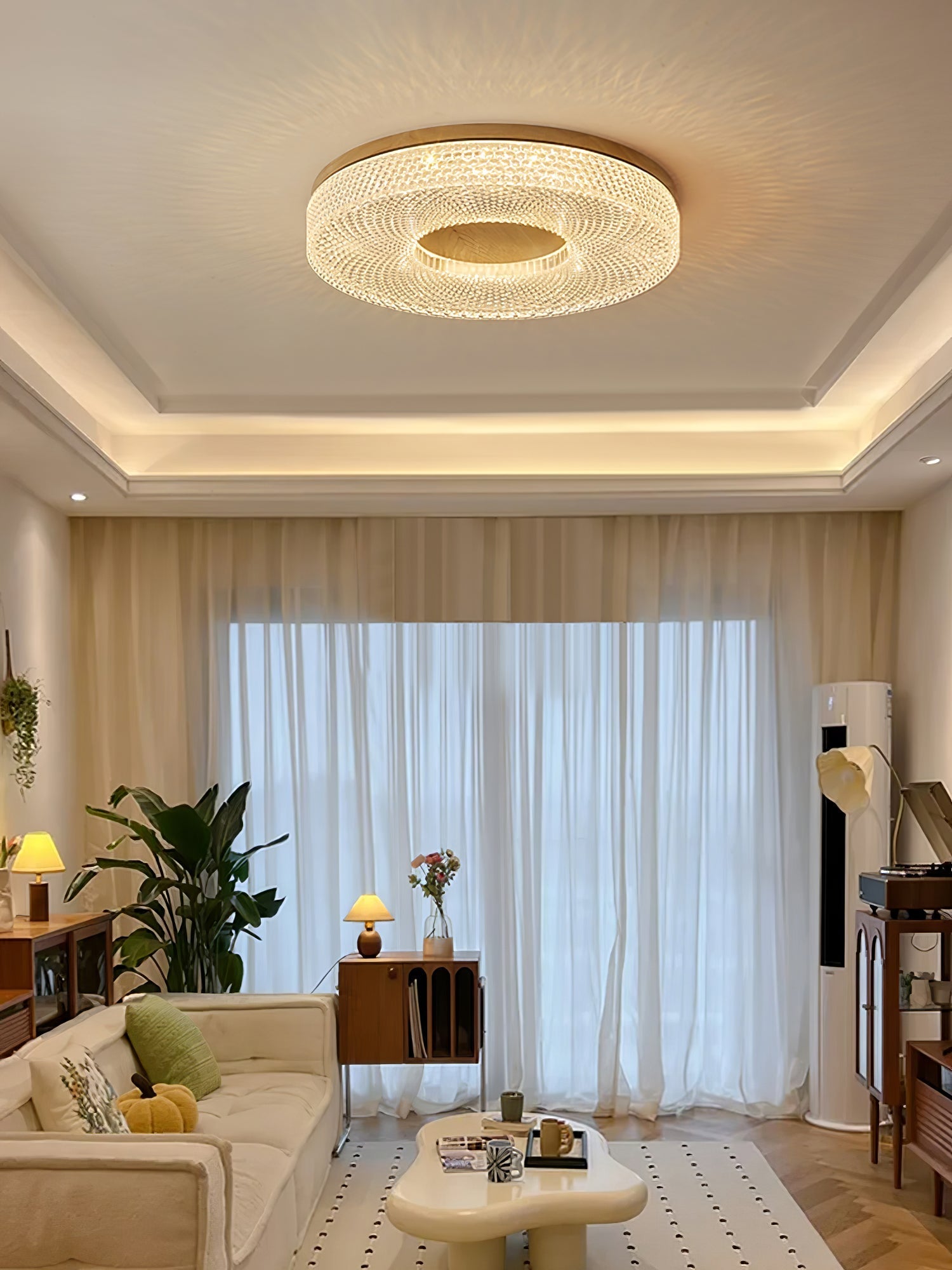Ecor Ceiling Lamp Acrylic Ring Modern Minimalist-Neutral Decor