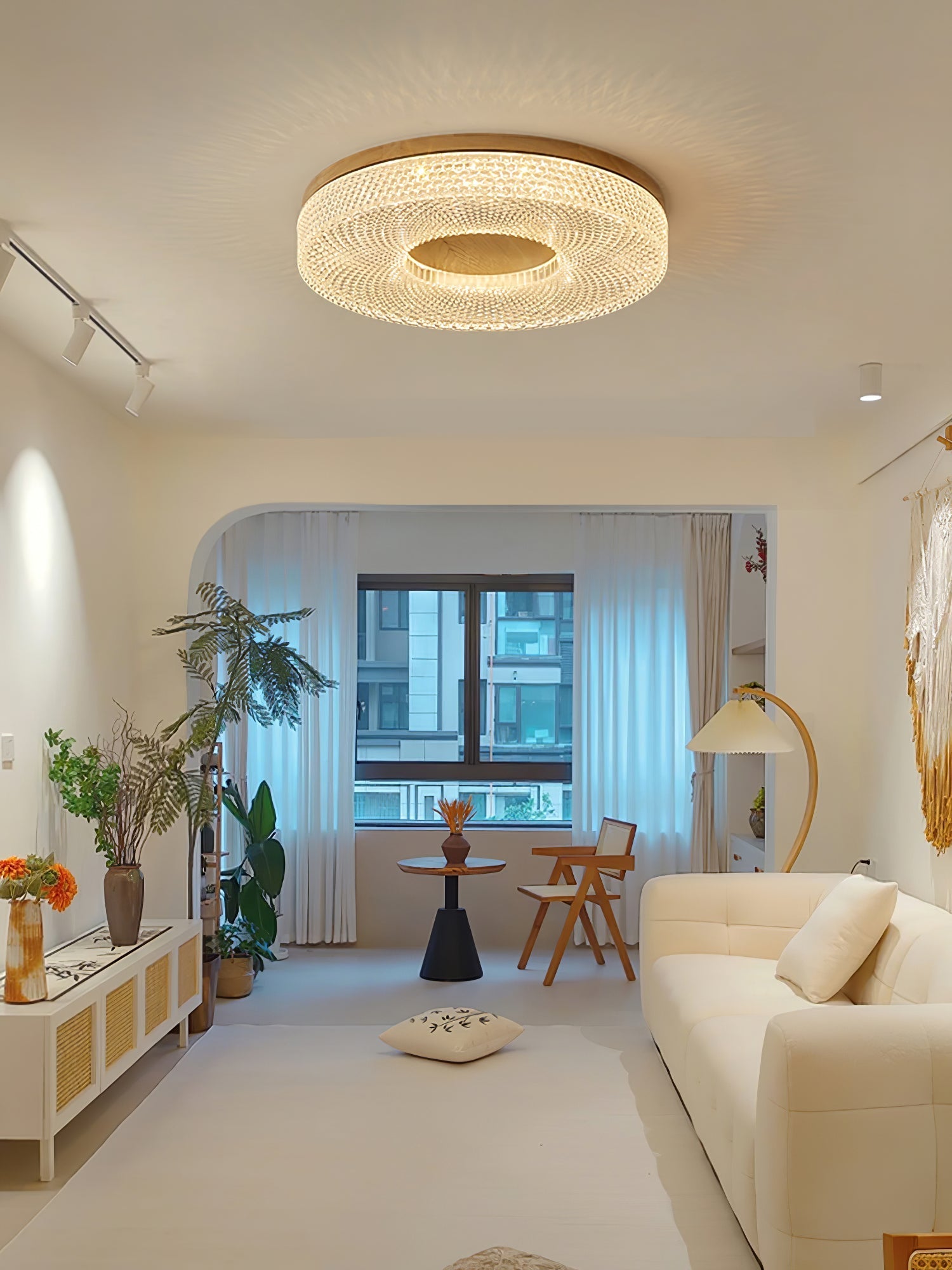 Ecor Ceiling Lamp Acrylic Ring Modern Minimalist-Neutral Decor