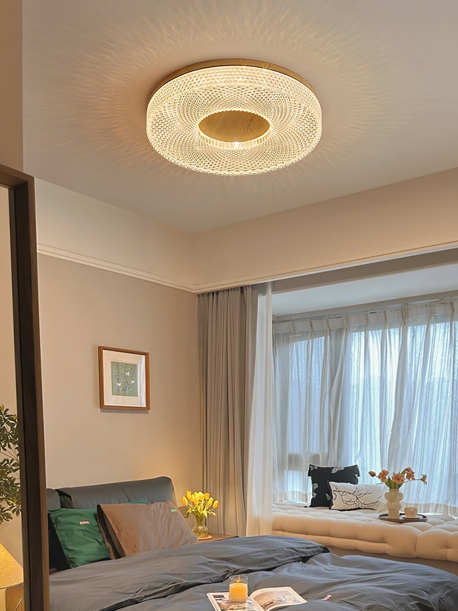 Ecor Ceiling Lamp Acrylic Ring Modern Minimalist-Neutral Decor