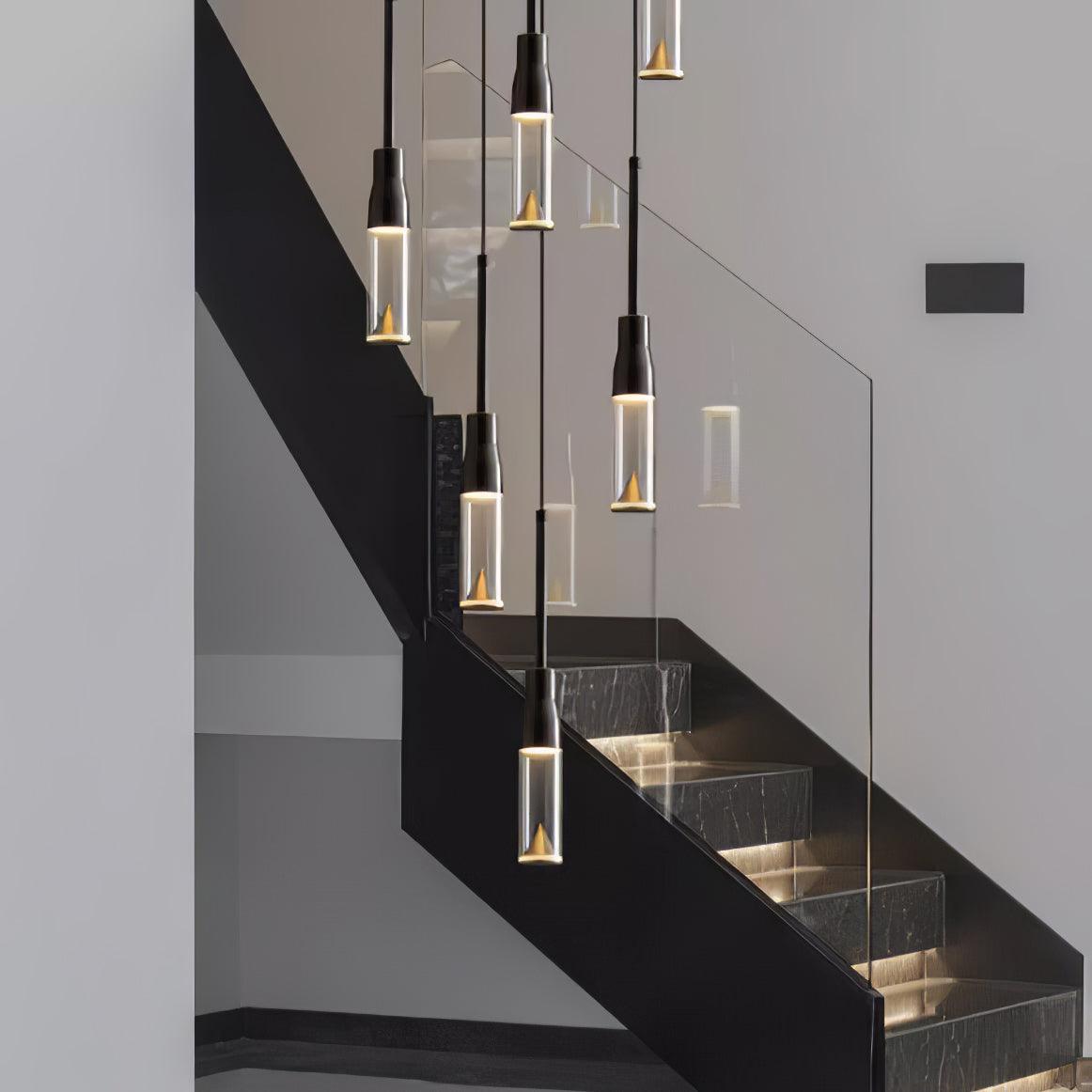 Lominex Pendant Lamp Acrylic Hat Plate Chrome Modern-Neutral Decor