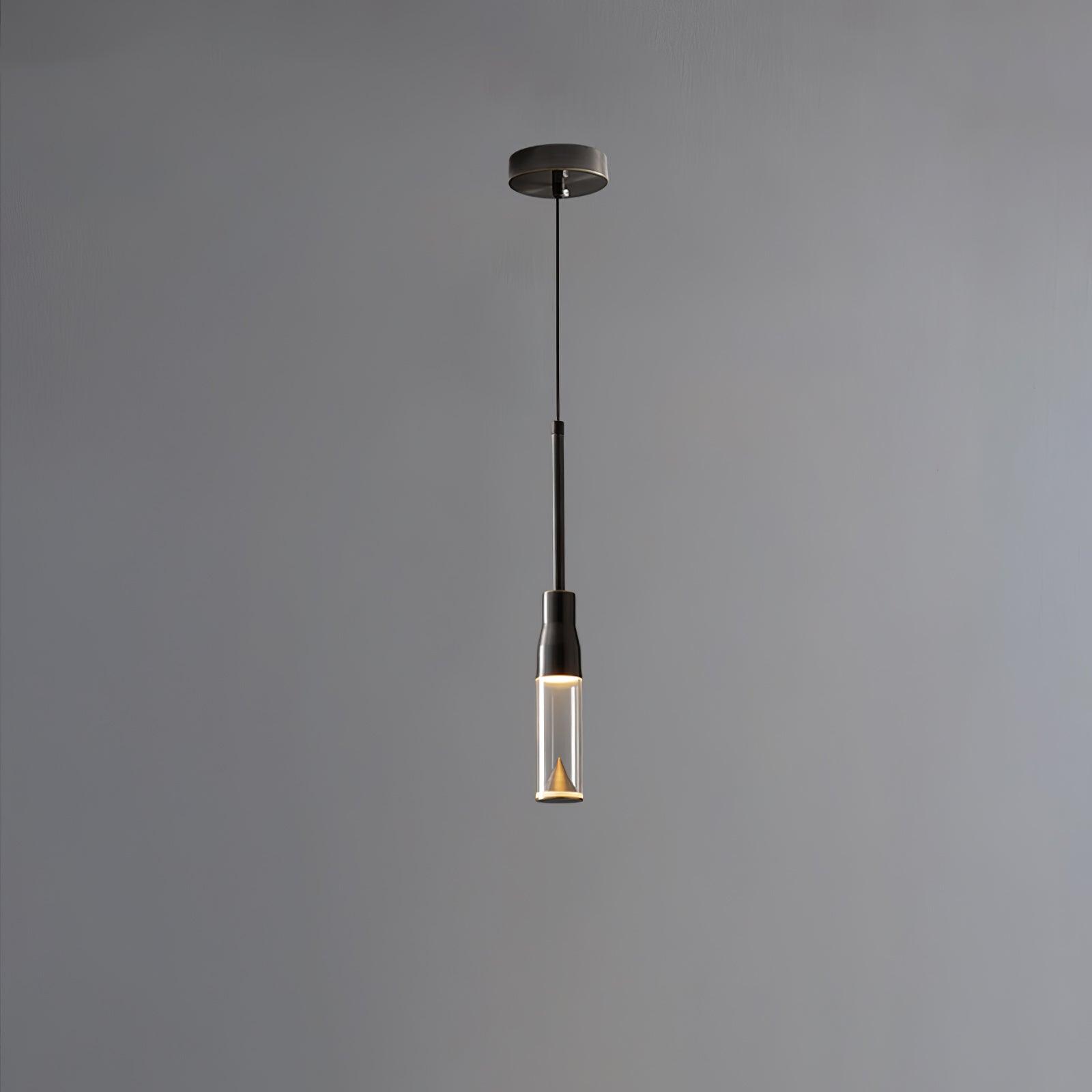 Lominex Pendant Lamp Acrylic Hat Plate Chrome Modern-Neutral Decor