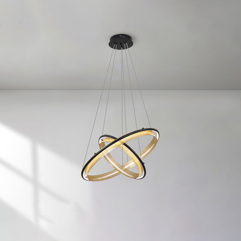 Erveliel Modern Minimalist LED Round Chandelier-Neutral Decor