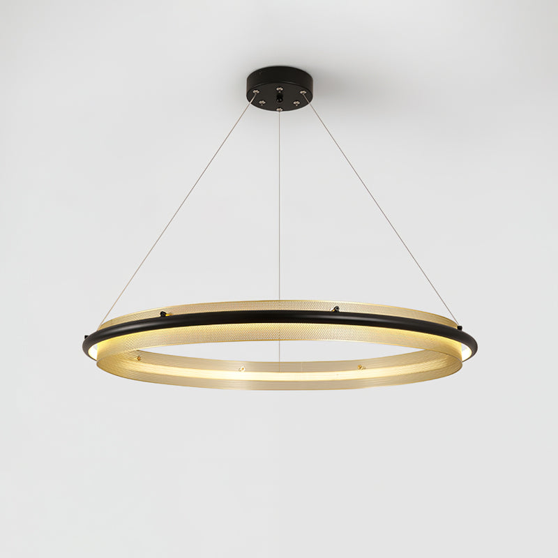 Erveliel Modern Minimalist LED Round Chandelier-Neutral Decor
