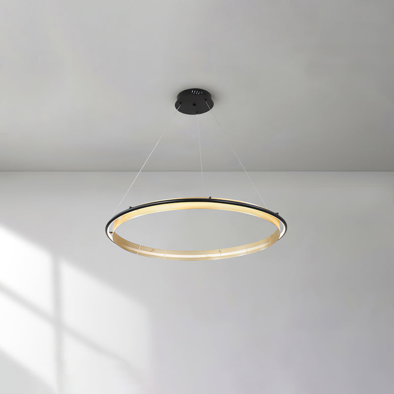 Erveliel Modern Minimalist LED Round Chandelier-Neutral Decor