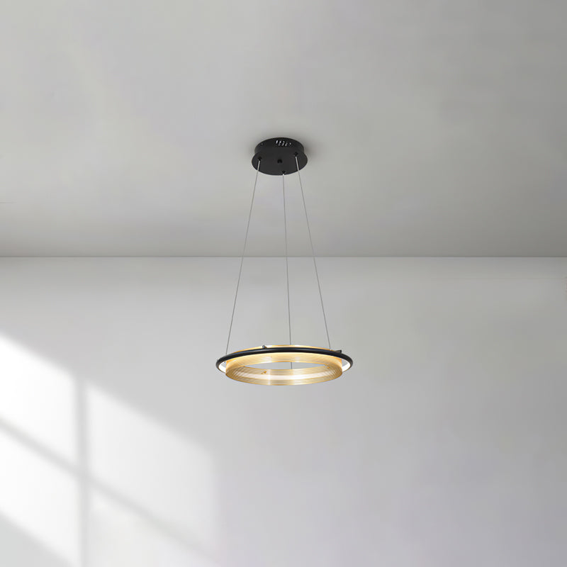 Erveliel Modern Minimalist LED Round Chandelier-Neutral Decor