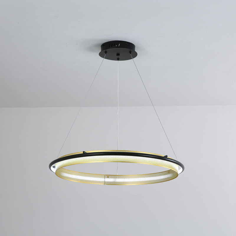 Erveliel Modern Minimalist LED Round Chandelier-Neutral Decor