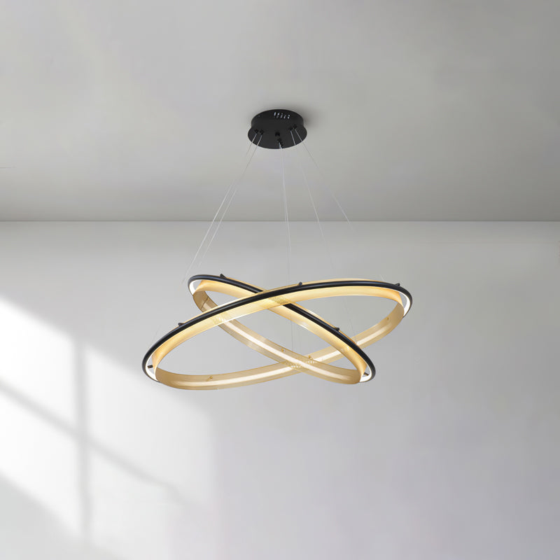 Erveliel Modern Minimalist LED Round Chandelier-Neutral Decor