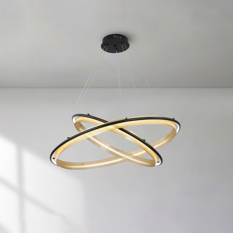 Erveliel Modern Minimalist LED Round Chandelier-Neutral Decor
