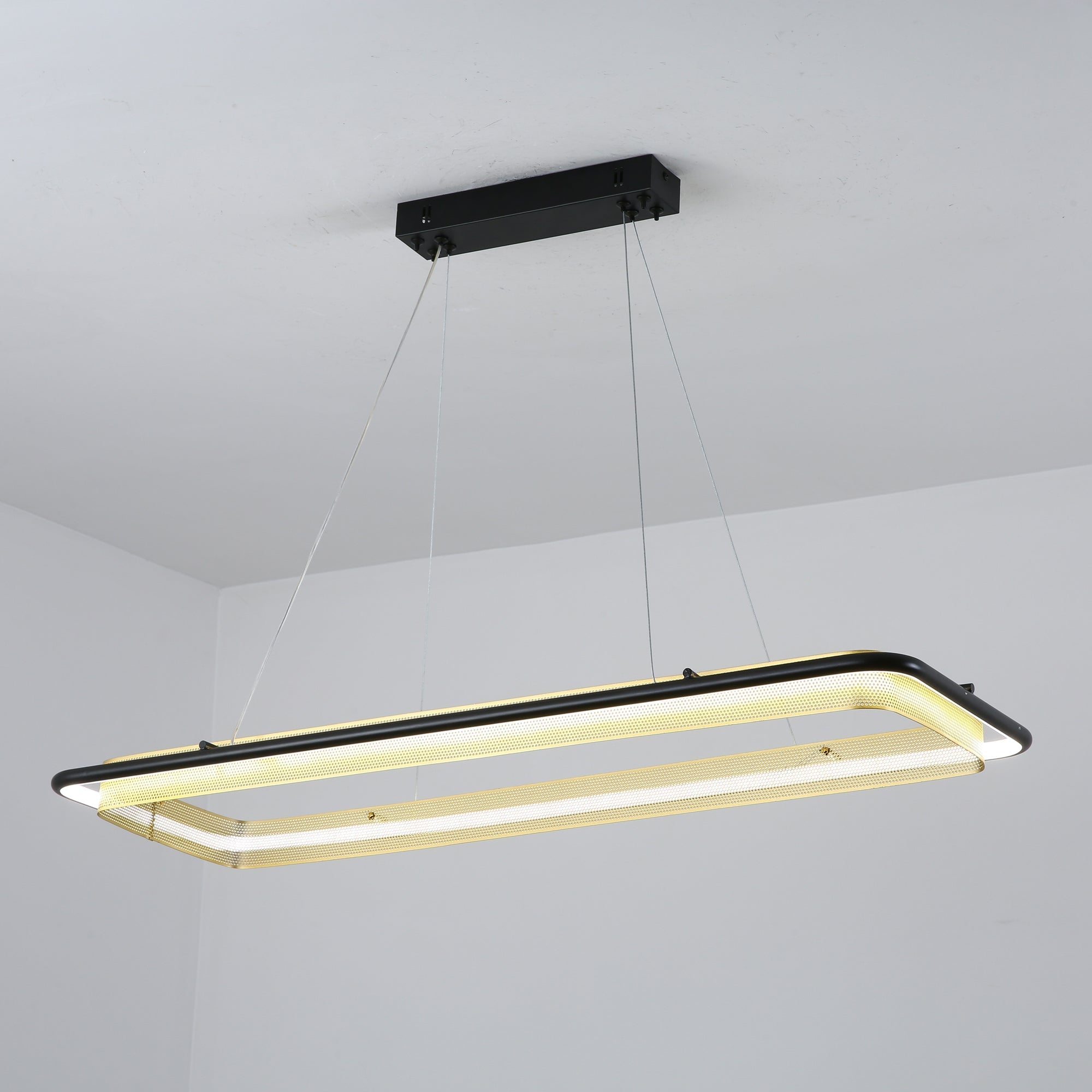 Erveliel Modern Minimalist LED Round Chandelier-Neutral Decor