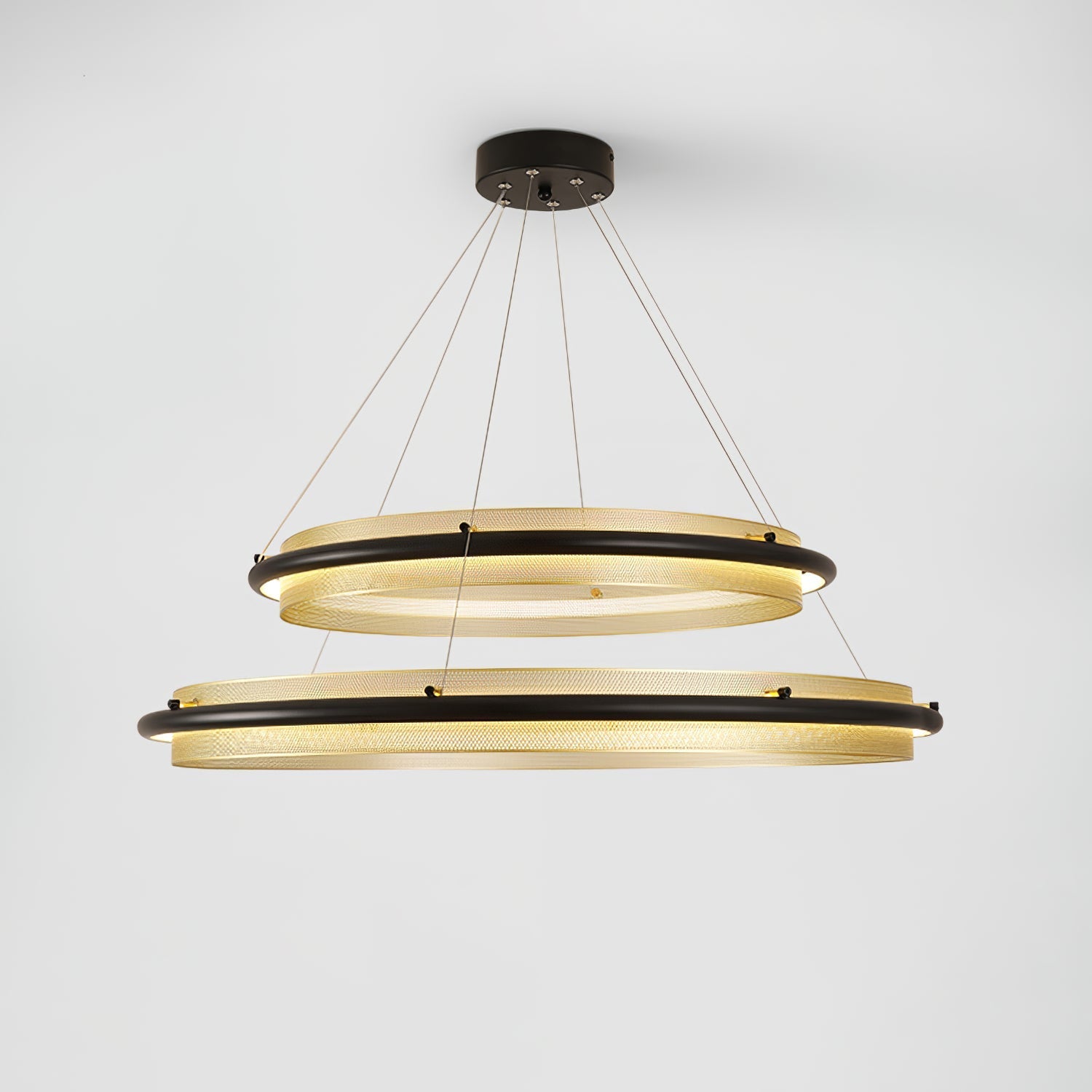 Erveliel Modern Minimalist LED Round Chandelier-Neutral Decor